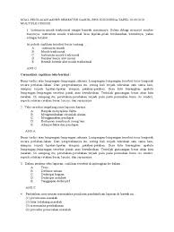 Maybe you would like to learn more about one of these? Soal Bahasa Indonesia