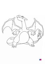 Coloriage dragon à imprimer ️ dessin de dragon à colorier ️ un dragon est une grande créature légendaire ressemblant à un serpent qui apparaît dans le folklore de nombreuses cultures à travers le monde. Coloriage Pokemon A Imprimer 6 Dracaufeu