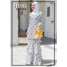 Di hiasi dengan manik untuk menambahkan kemewahan pada baju. Baju Kurung Eryna Kurung Moden Dewasa Kurung Fesyen Kurung Raya Shopee Malaysia