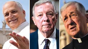 Durbin's reward: An American pope and the Democrats' leftward drift