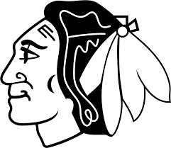 Irene castle, mclaughlin's wife, is credited with the original design of the logo, a side profile of an aboriginal american, presumably black hawk. Download Chicago Blackhawks Logo Black And White Chicago Blackhawks Logo Svg Full Size Png Image Pngkit