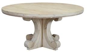 Distressed white kitchen table round. 60 Celio Round Dining Table Solid Wood Vintage Distressed White Finish Handmade Worldbazaarexotics Tra Dining Table Round Dining Table Antique Dining Tables
