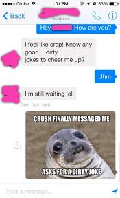Finding her sense of humor is also a good approach, you can send each other funny pictures and memes based on is it okay not to text my crush everyday? 73 Funny Dirty Jokes Text Messages