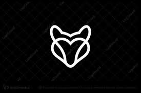 Black And White Mouse Logo Love Mouse Logo In 2020 Mouse Logo Logos Beauty Logo