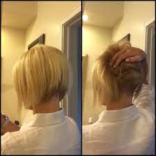 Short Blonde Hair Shaved Underneath Easy To Style Short Blonde Hair Short Hair Styles Hair Styles