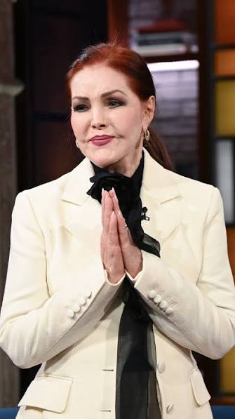 @priscillapresley on her newest memoir and finding confidence after life  with Elvis. 🌹, #Colbert
