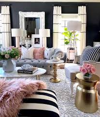 There's a massive brown leather couch as well. 10 Feminine Living Room Decor Ideas For A Chic Home