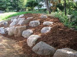 Don T Hire A Landscaper To Build A Boulder Wall When Boulder Outcroppings Wi Sloped Garden Landscaping With Boulders Rock Garden Landscaping