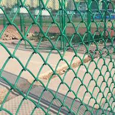 Chain link fencing is a plastic coated (pvc) steel fence mesh with 50mm mesh holes. China Pvc Coated Chain Link Fence Factory And Manufacturers Yeson