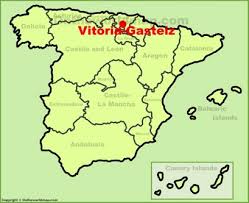 It is located north of the vitoria hills on the zadorra. Vitoria Gasteiz Maps Spain Maps Of Vitoria Gasteiz