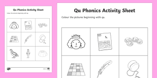 Here, you will find free phonics worksheets to assist in learning phonics rules for reading. Qu Phonics Colouring Worksheet Worksheet Teacher Made