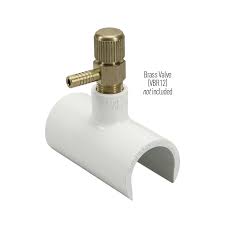 You should put a shut off. Pvc Saddle