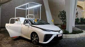 Toyota motor corporation (toyota) today launched the completely redesigned mirai fuel cell electric vehicle (fcev). Hydrogen Powered Toyota Mirai Becomes Next Official Popemobile