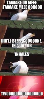 Check out all our blank memes. Inhaling Seagull Meme Google Search Hamilton Funny Hamilton Memes Memes