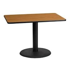 Shop allmodern for modern and contemporary pedestal dining tables to match your style and budget. Rectangle Pedestal Kitchen Dining Tables Kitchen Dining Room Furniture The Home Depot