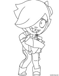 Max from brawl stars coloring page. Brawl Stars Coloring Pages Print 350 New Images