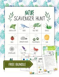 The basis of the treasure hunt is that kids will have clues leading them from place to place and clue to clue. Outdoor Scavenger Hunt For Kids With Free Printables Mindfulmazing