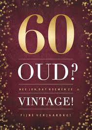 60 Jaar Vrouw Tekst