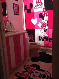 Especially if decorative theme in accordance with his favorite cartoon character. Pin By Nikki On Bathroom Ideas And Tips Minnie Mouse Bathroom Bathroom Decor Apartment Small Kids Bedroom Decor