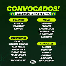 Nas terças, 17h, beltrão e pedro certezas comandam o quem quer ser um idiota. Fox Sports Brasil De On Twitter Definidos Tite Anuncia Lista De Convocados Para Os Duelos Da Selecao Brasileira Contra Bolivia E Peru Pelas Eliminatorias Os Jogos Acontecerao Nos Dias 9