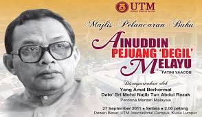 Mail 2005 johori tunku mahkota poolt, tunku ibrahim ismail sultan iskandar ja sai nime esimese järgi malaisia universiti teknologi (utm) asekantsler, tan sri ainuddin wahid. Perginya Seorang Tokoh Pendidikan Tan Sri Ainuddin Wahid Banyak Bantu Bangunkan Sistem Pendidikan Negara