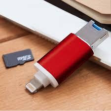 Instatek Easygo Lightning Micro Sd Card Reader Apple Mfi Certified