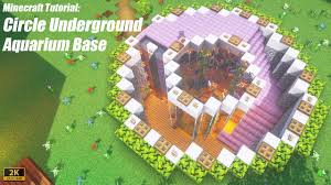 Here's my version of the popular underground base/house idea! Minecraft How To Build An Circle Underground Base I Simple Underground Survival Base Tutorial Youtube