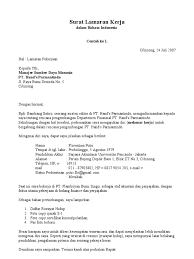 Surat lamaran kerja merupakan salah satu syarat untuk mendapatkan pekerjaan yang ingin anda dapatkan. Contoh Surat Lamaran Kerja Bahasa Indonesia Pdf