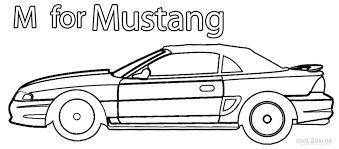 Mustang car coloring pages printable coloring pages mustang. Printable Mustang Coloring Pages For Kids