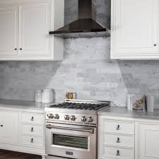 Stainless steel gas cooker with oven isolated on white. Black Stainless Steel Bskbn Zline Kitchen And Bath