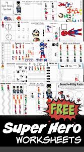 Writing worksheets help children develop their early fine motor skills and learn the basics of letters and numbers. Free Superhero Worksheets