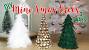 Mini Artificial Christmas Trees