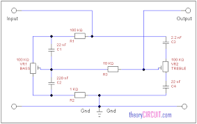 It balances the bass and the treble. Top 5 Tone Control Circuit