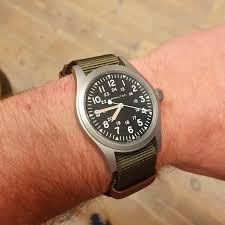 Inspired to military watches, the khaki field is one of the most widely produced and worn watches in the hamilton collection. Hamilton Khaki Field Mechanical Watches