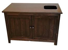 Top Entry Odor Free Cat Litter Box Cabinet Bathroom Made In Usa Wood No Mdf No Assembly Needed Esp Cat Litter Litter Box Cabinet Cat Litter Box Cabinet