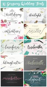 Archive of freely downloadable fonts. 10 Gorgeous Wedding Fonts A Crafted Passion Wedding Fonts Elegant Script Fonts Invitation Fonts