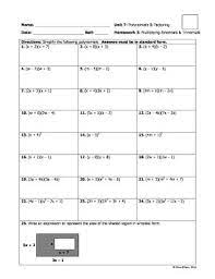 Unit 7 polynomials and factoring homework 5 answer key, case study on financial management at hero honda motors ltd, personal essay the worksheets are factoring the difference of squares, unit 5 polynomial functions, factoring polynomials work answer gina wilson 2014 unit. Alg 1 Unit 7 Polynomails And Factoring Gina Wilson Answers 3 X Y 3x 3y The Original Problem So We Know We Are Correct Ariani Grande
