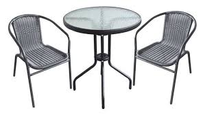 Garden Bistro Set Table Chairs Outdoor Patio Furnitures Set For Terrace Balcony Outdoor Patio Furniture Sets Rattan Furniture Set All Weather Garden Furniture