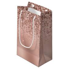 From metallic sandals and sneakers to wedges and pumps, discover rose gold shoes that will take your look to the next level. Glam Rose Gold Glitter Small Gift Bag Zazzle Com Small Gift Bags Small Gifts Rose Gold Glitter