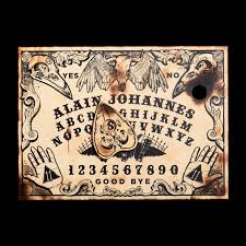 What is a wega board? Ouija Board With Planchet Alain Johannes
