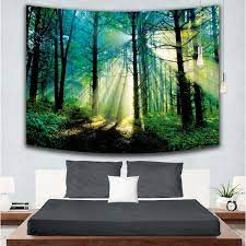 Sunrise mountains tapestry,wall hangings,wall art tapestries,wall decoration tapestry,living room,bedroom,dorm background decor pillowcoverdecor 4.5 out of 5 stars (88) Forest Tree Tapestry Wall Hanging Nature Scene Landscape Wall Blanket Home Decor For Dorm Living Room Bedroom 59 79 Inch Overstock 29017341