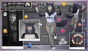 Hazelwolf on X: Finally brought all my MalO art together into a single  character sheet. Meet L̶o̶l̶a̶ SCP-1471-25064-A, Site 19's newest resident.  Looking forward to working on her lore and background some