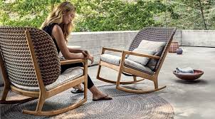 Pin By Hauptstadtmobel On Outdoor Living In 2020 Rocking Chair Teak Furniture Outdoor Living Rooms