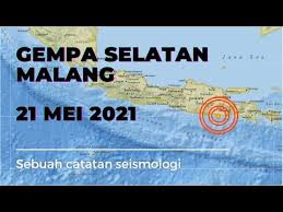 Mirip dengan gempa intraslab selatan malang pada 10 april dan 21 mei 2021. Gempa Selatan Malang Hari Ini 21 Mei 2021 Youtube