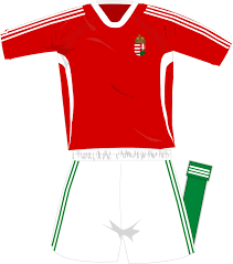 The hungary 2020/21 home jersey colored red and white, with green detail around the collar, in celebration of the country's national flag. File Hungary Home Kit 2008 Svg Wikipedia