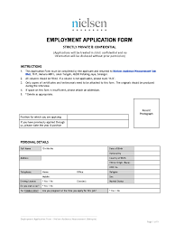 Original letter of conditional approval from the ministry of home affairs (quota approval). Application Form Nielsen Employment Salary
