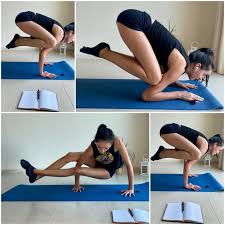 Advance Yoga Pose Balancing Yoga Pose Crow Pose Side Crow Pose Kneeling Balance Pose Side Crow Pose Crow Pose Yoga Poses