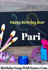 Downloading music or videos from. Happy Birthday Pari Song Happy Birthday Pari Song Download Happy Birthday Pari Song Mp3 Download Birthday Songs Happy Birthday Dear Happy Birthday Song