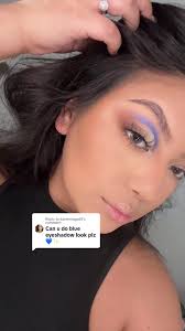 Replying to @karenmaged5 Easy blue cut crease tutorial 💙💙 Used Impressed  you palette from amazon 🔗 in amazon storefront Brushes from tiktokshop 🔗  in showcase Lashes from tiktokshop (but currently sold ...