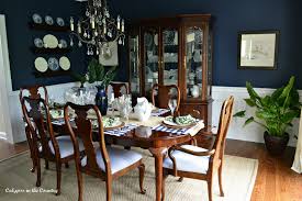 Navy and is located in the basement of the west wing next door to the situation room. Sherwin Williams Naval Dining Room Ideas For Every Season Calypso In The Country